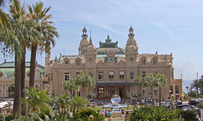 Княжество Монако. Монте-Карло. Казино и Опера Монте-Карло (Monte-Carlo Casino)