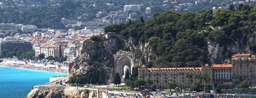 Франция. Ницца (Nice). Холм Шато (Colline du Chateau)