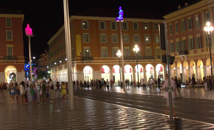 �������. ����� (Nice). ������� ������� (La place Massena). �����.