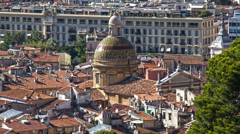 �������. ����� (Nice). ���� ���� (Colline du Chateau). ���� �� ����� �� ��������� ��������