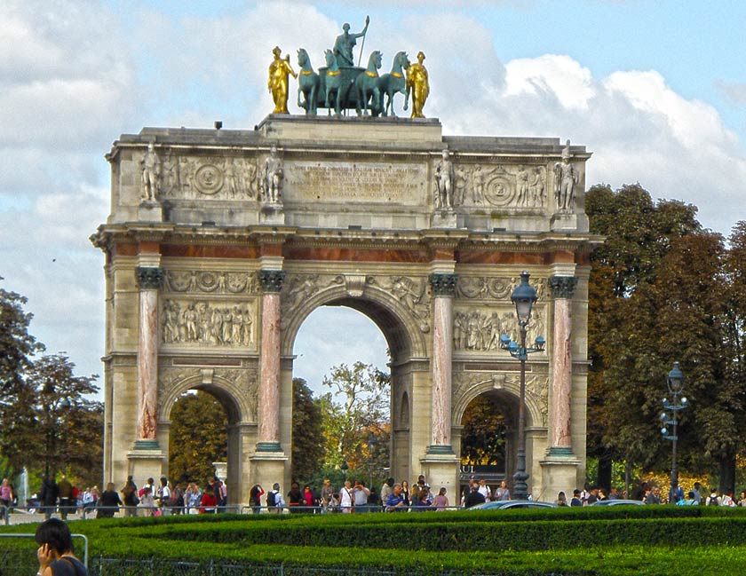 �������. �����. ������������ ���� �� ������� �������� (Arc de Triomphe du Carrousel)