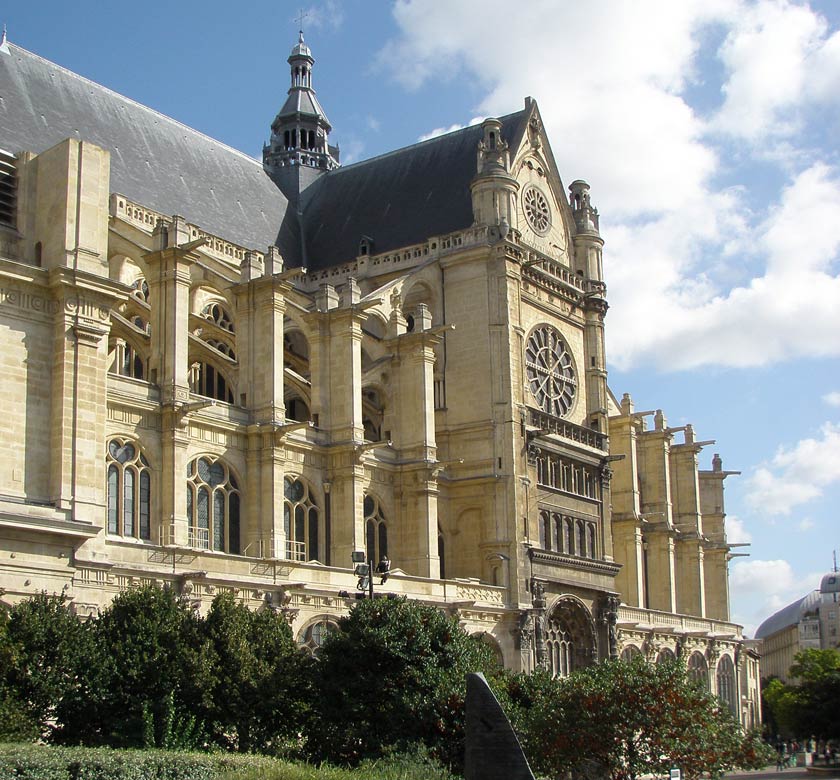�������. �����. ������� ����-����� (Eglise Saint-Eustache).