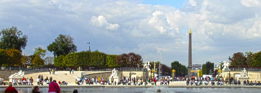 Франция. Париж. Площадь Согласия (Concorde).