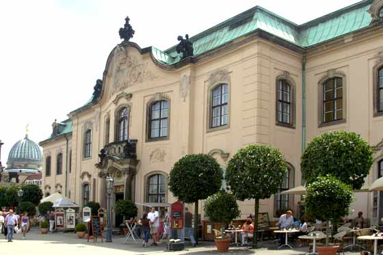 Германия. Дрезден. Брюльская терраса (Bruehlsche Terrasse).