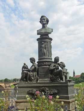 Германия. Дрезден. Брюльская терраса (Bruehlsche Terrasse).