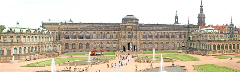 Германия. Дрезден. Цвингер (Zwinger). Дрезденская картинная галерея.