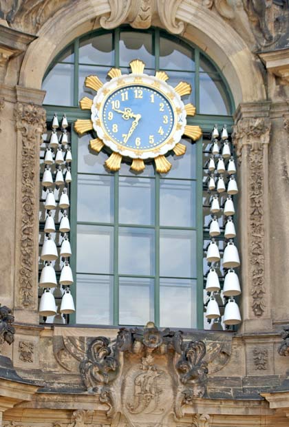Германия. Дрезден. Цвингер (Zwinger). Колокольный павильон.