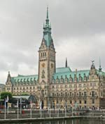 Германия. Гамбург. Ратуша (Rathaus).