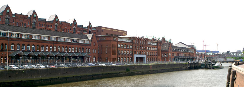 Германия. Гамбург. Шпейхерштадт (Speicherstadt).