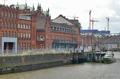 Германия. Гамбург. Шпейхерштадт (Speicherstadt).