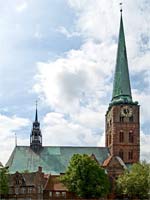 Германия. Любек. Церковь Якобскирхе (Jakobikirche).