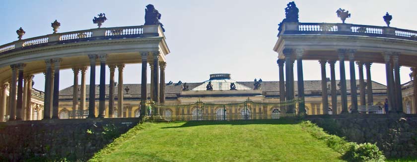 Германия. Потсдам. Парк Сан-Суси (San Souci). Северная сторона.