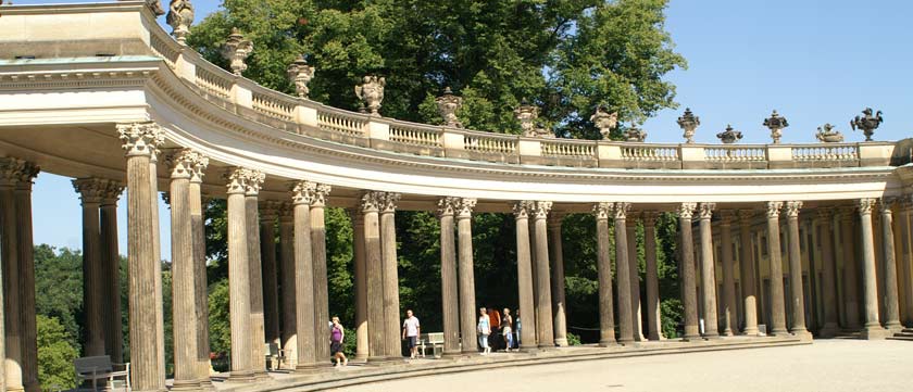 Германия. Потсдам. Парк Сан-Суси (San Souci). Северная сторона.