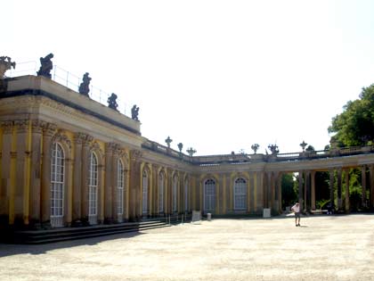 Германия. Потсдам. Парк Сан-Суси (San Souci). Северная сторона.