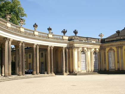 Германия. Потсдам. Парк Сан-Суси (San Souci). Северная сторона.