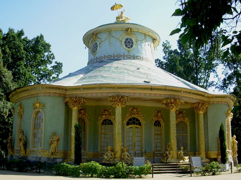 ��������. �������. ���� � ������ ���-���� (San Souci). ��������� ������ ����� (Chinesisches Teehaus).