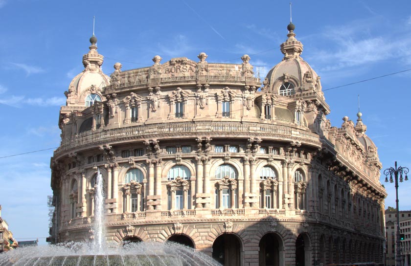 ������. �����. ������� ������� (Piazza De Ferrari).