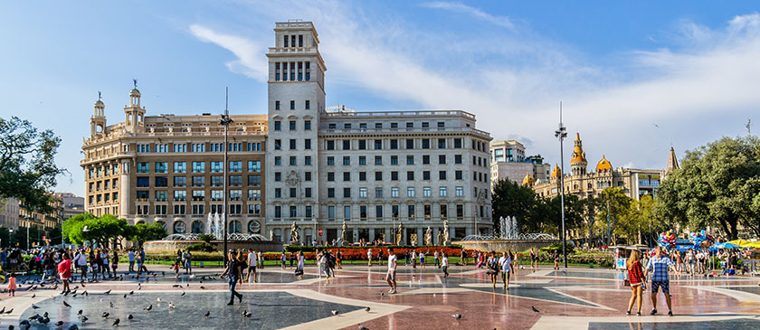 ���������. ������� ��������� (Pl. de Catalunya)
