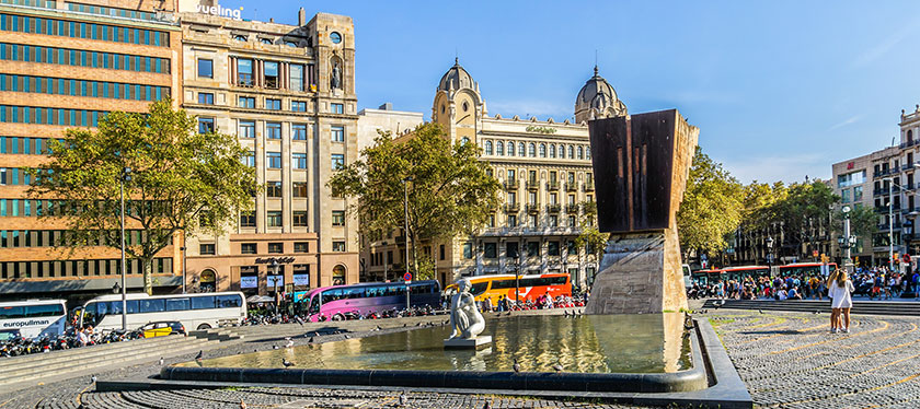���������. ������� ��������� (Pl. de Catalunya)