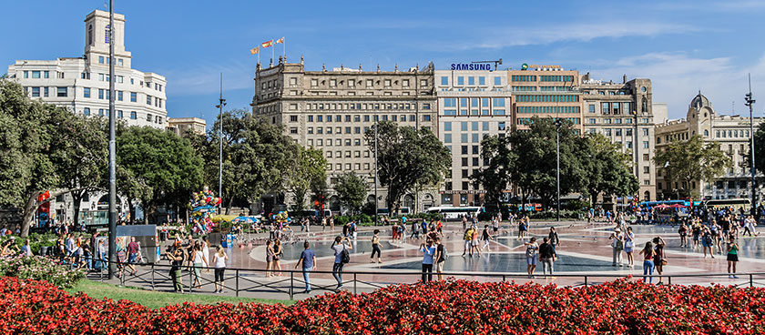 ���������. ������� ��������� (Pl. de Catalunya)