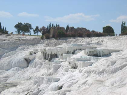 Turkey Pamukkale. Travertines (Турция. Памуккале. Травертины)